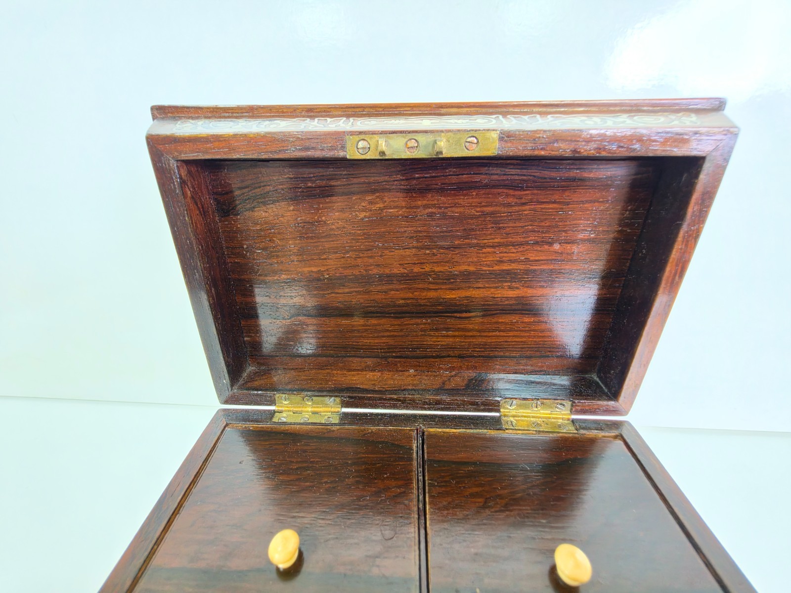 Antique Regency Tea Caddy