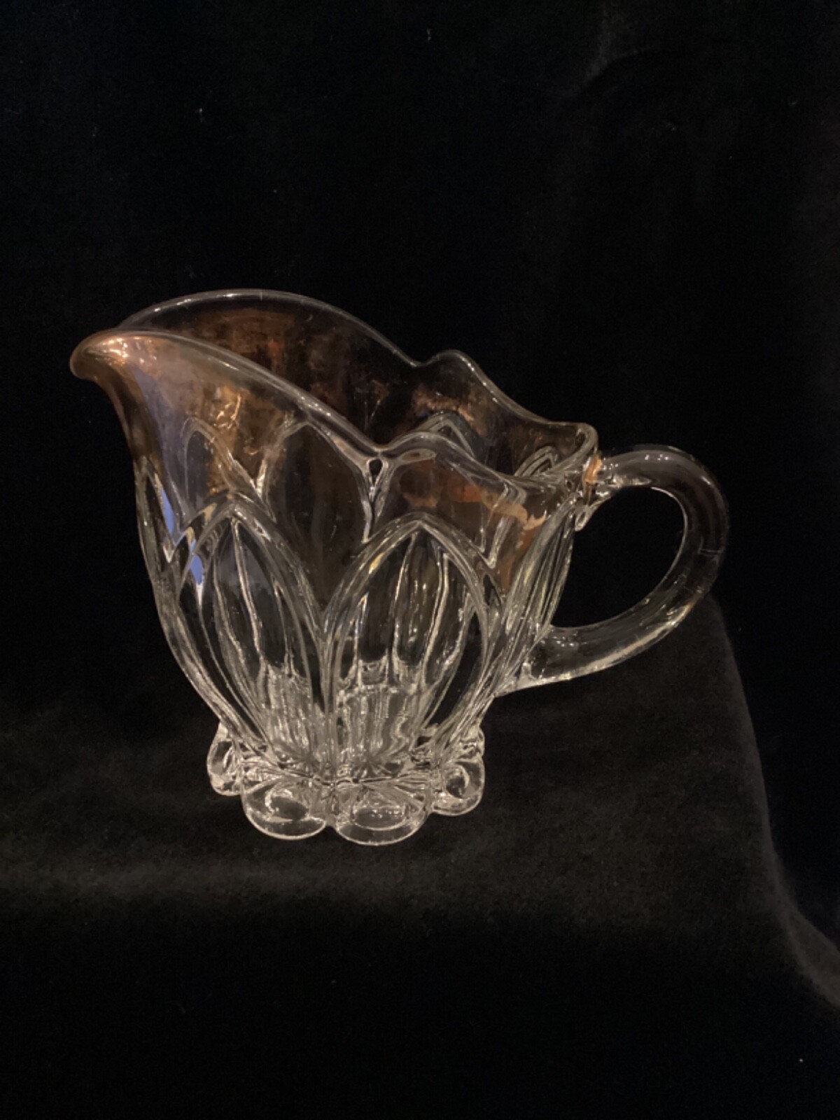 EAPG – U.S. Glass #15082 – “Church Windows” cream pitcher
