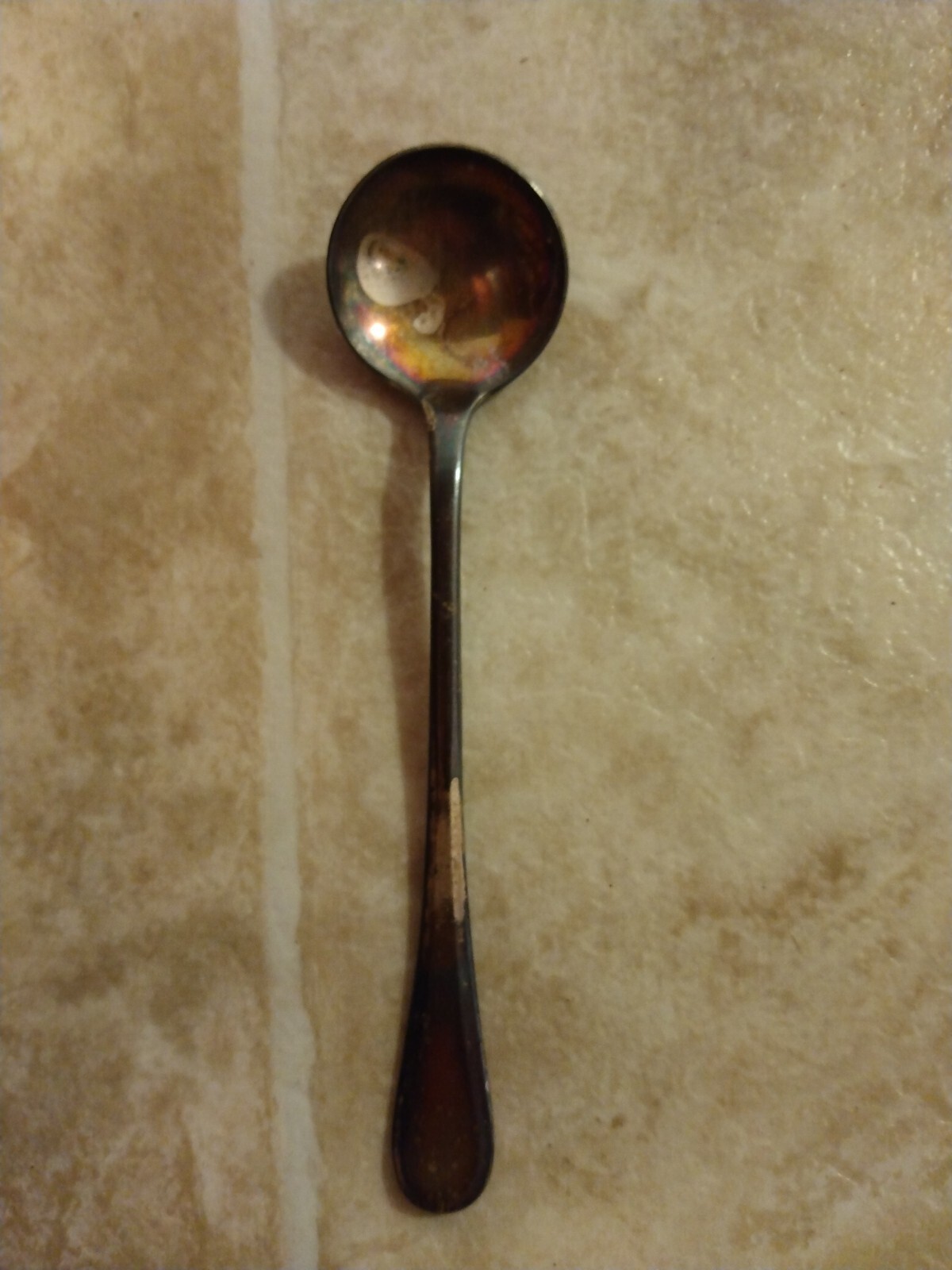 Silver Plated Benedict Indestructo Small 5-in Sugar Spoon . Vintage