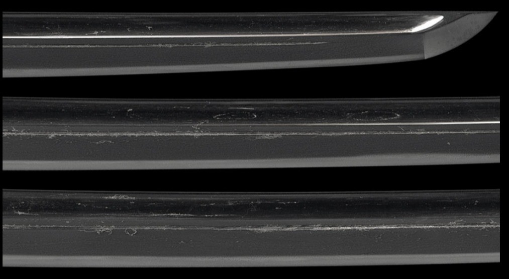 KATANA 刀 “ Kiyonaga ” 二王清長 Japanese Real Sword 67.5 cm Shirasaya Koshirae