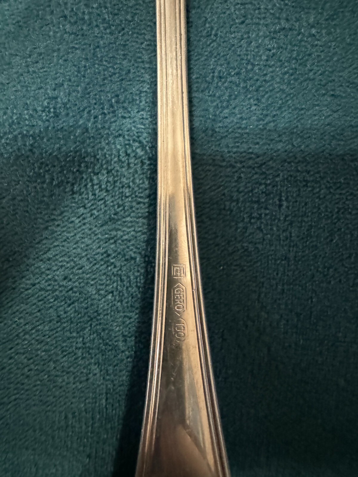 Silver Plated Serving Spoons Silverware 3-pieces Gero 100