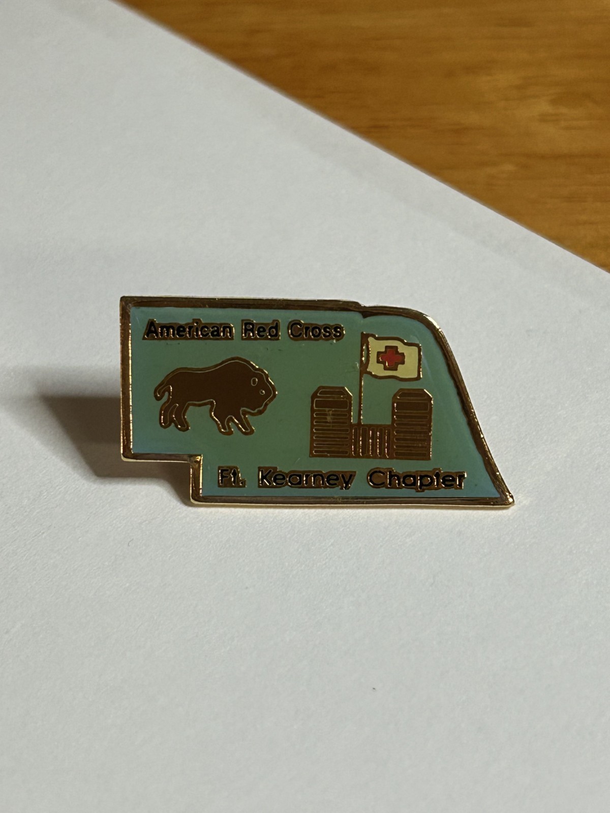 American Red Cross Chapter Pin – 1997, Fort Kearney Nebraska