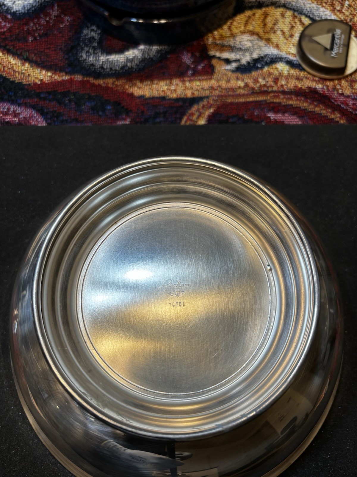 Vintage Gorham 9″ Silver Plated Serving / Fruit Bowl YC 781