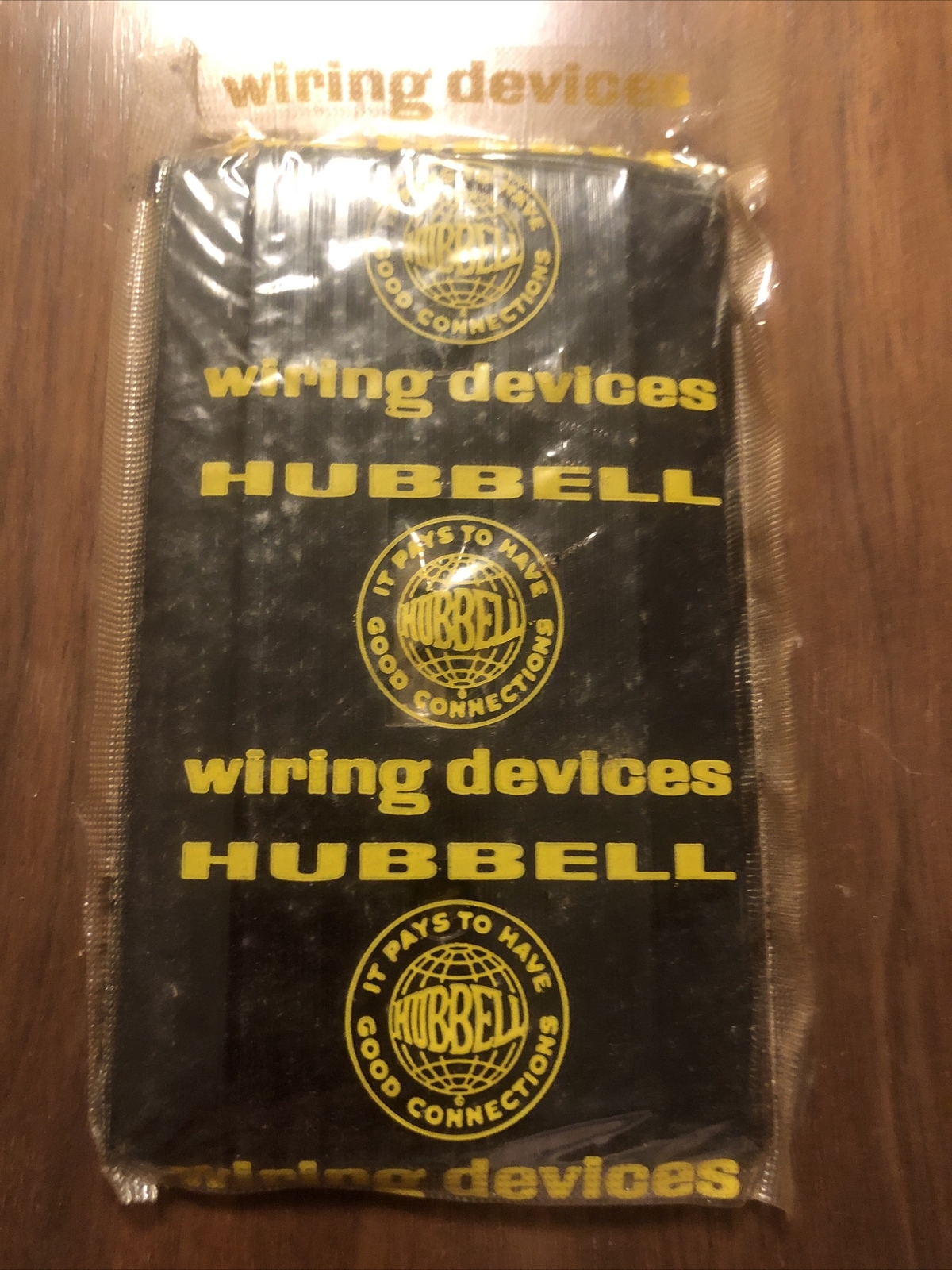 1 new Art Deco Vintage NOS Mid Century HUBBELL brown BAKELITE Switchplate MCM
