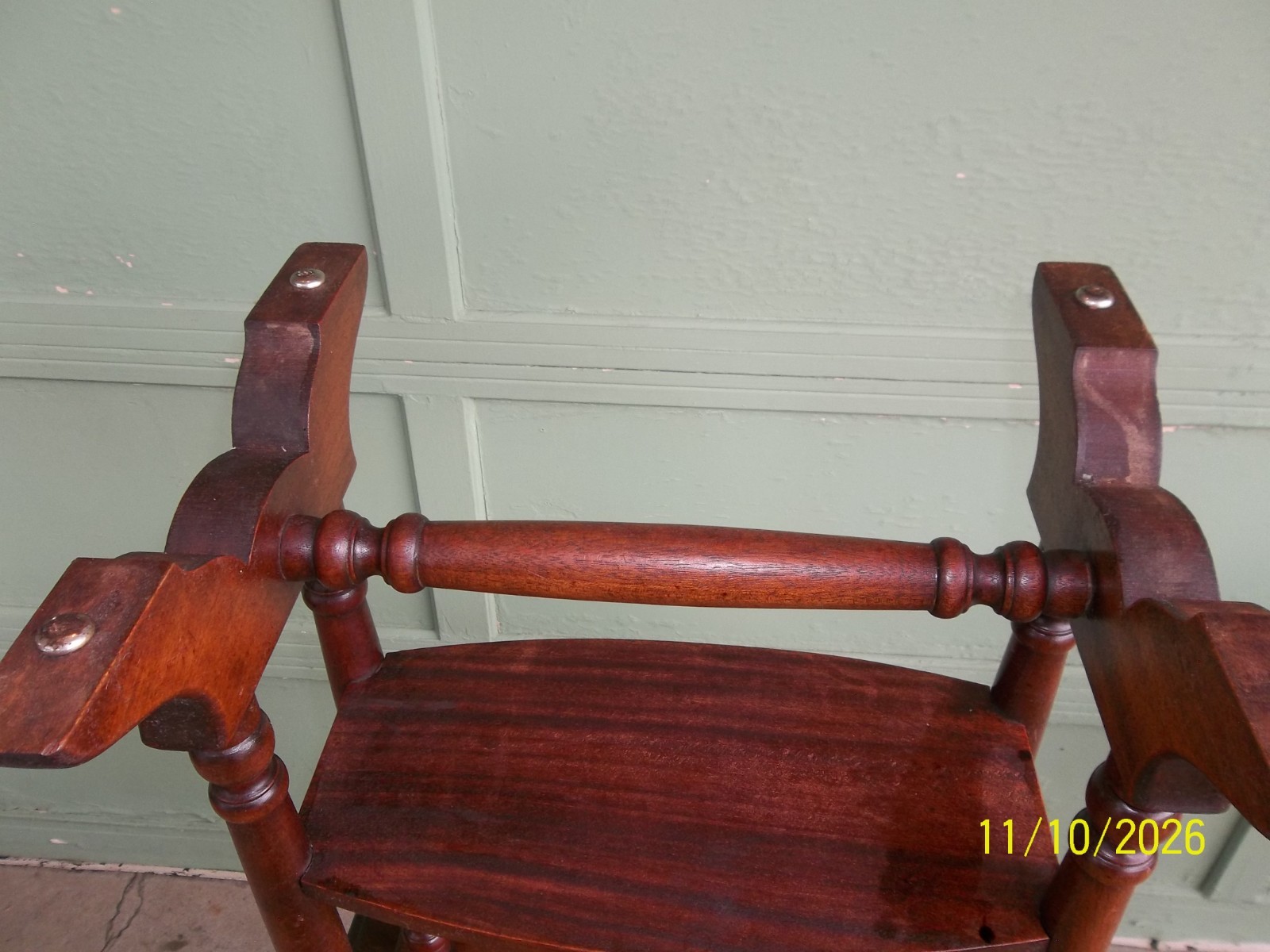 Antique Vintage Solid Mahogany Hallway, Side or Parlor Table with Drawer
