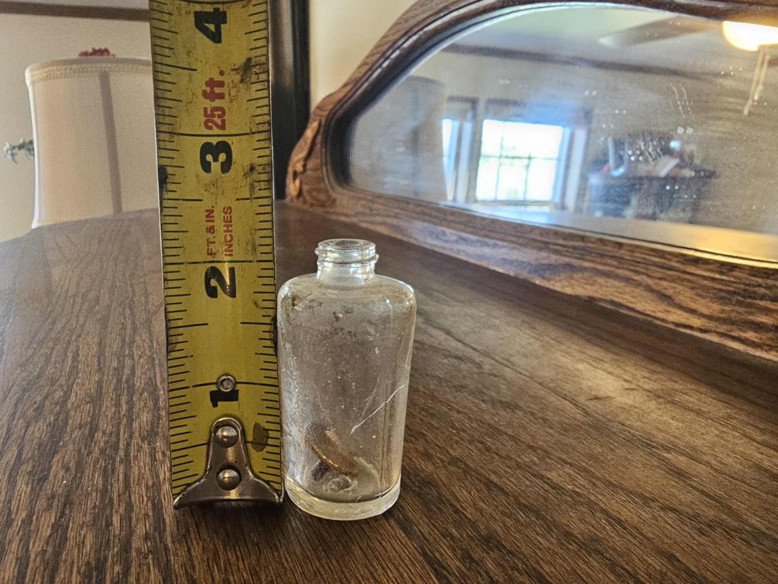 Vintage tiny Apothecary Jar, 1 Oz