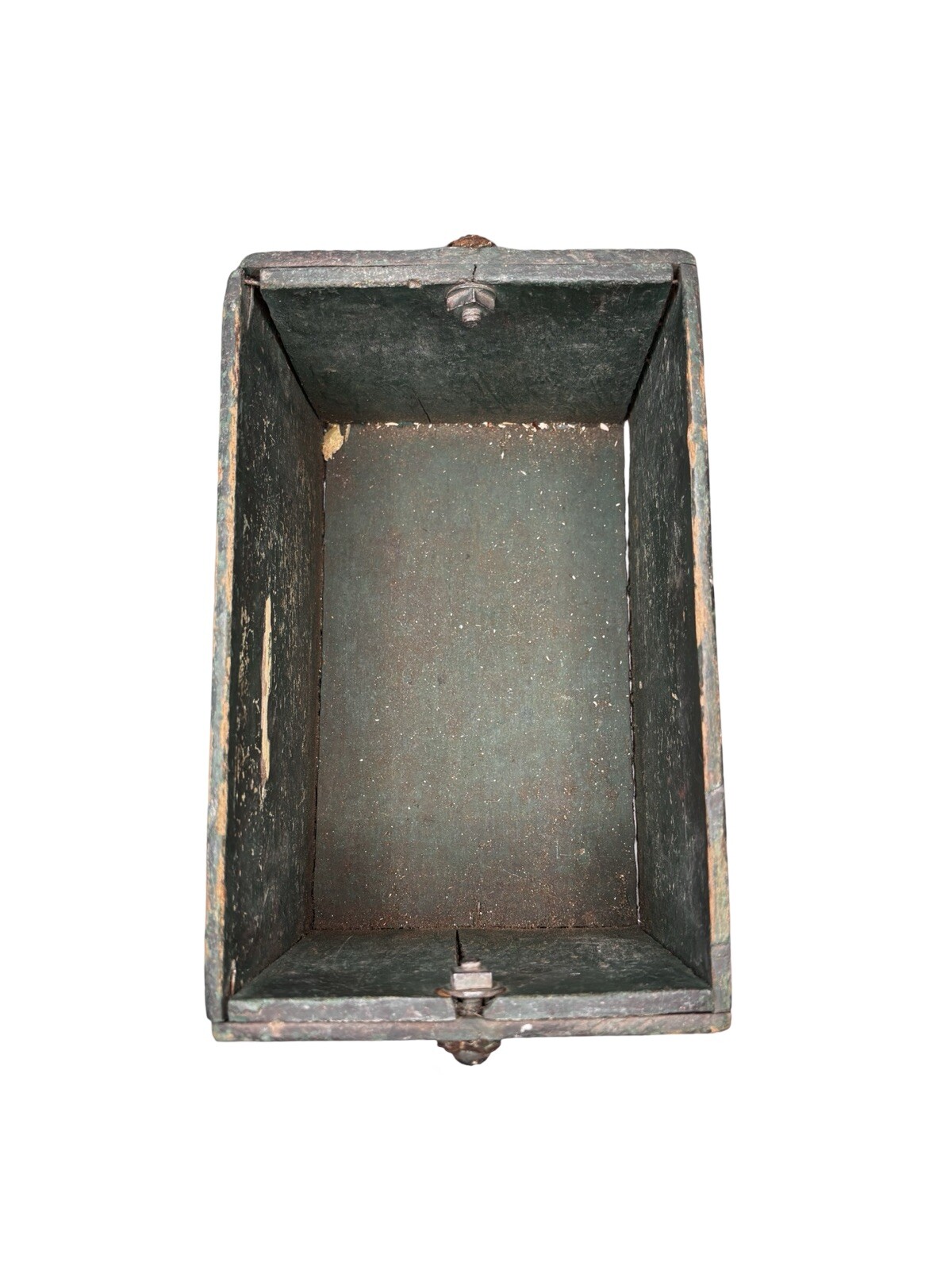 Unique Rustic Small Gear Box with Primitive Patina – Wedding Table Decoration