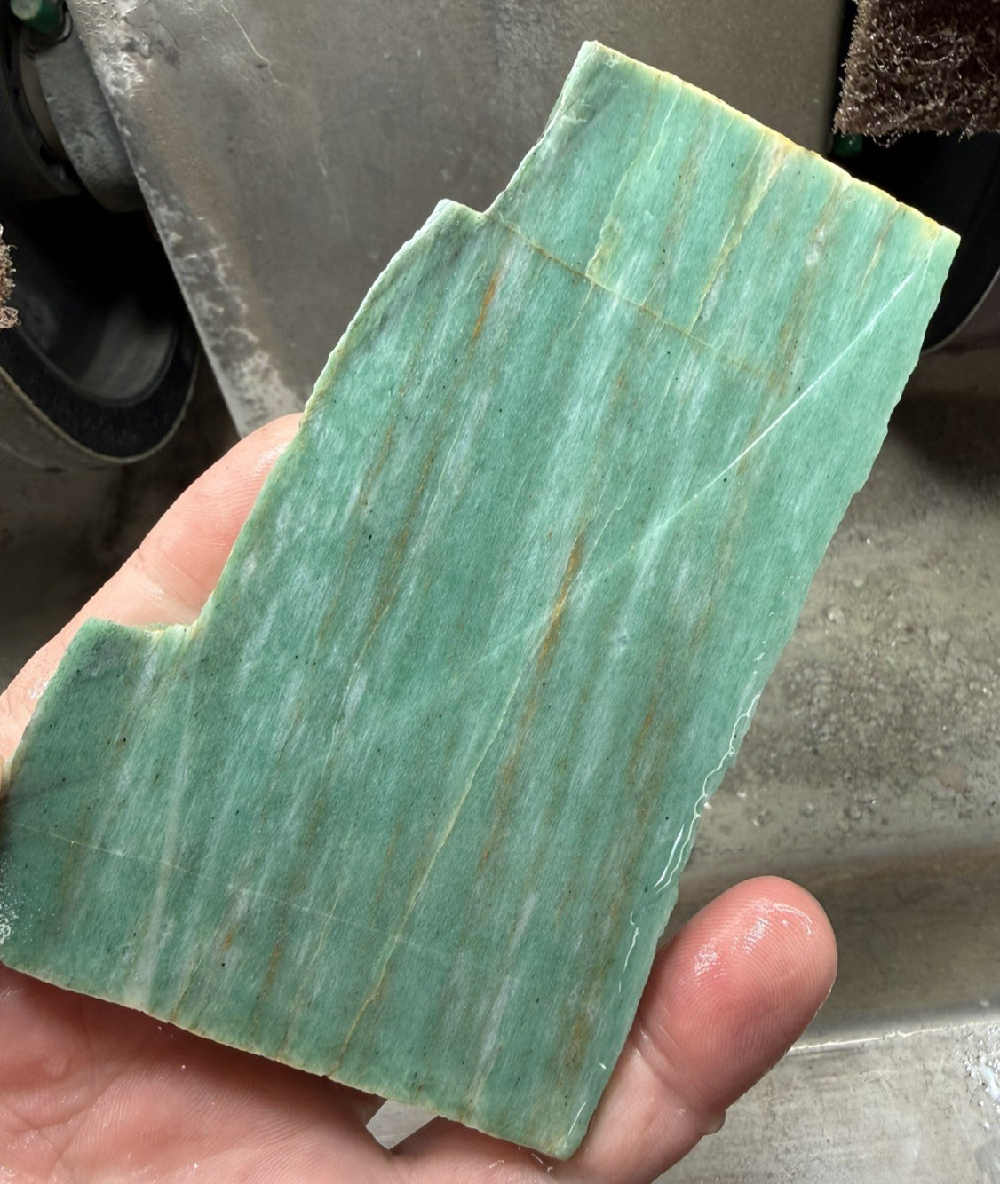 Utah Aventurine slab Rough Rock Lapidary cabbing 148 grams