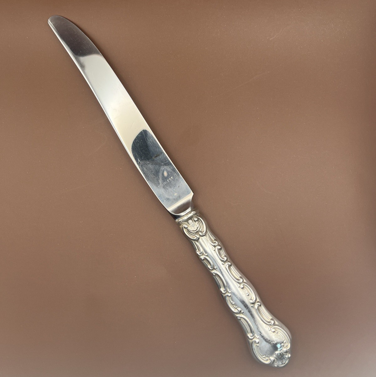 Strasbourg Gorham Sterling Silver Dinner Knife 8 7/8” No Monogram