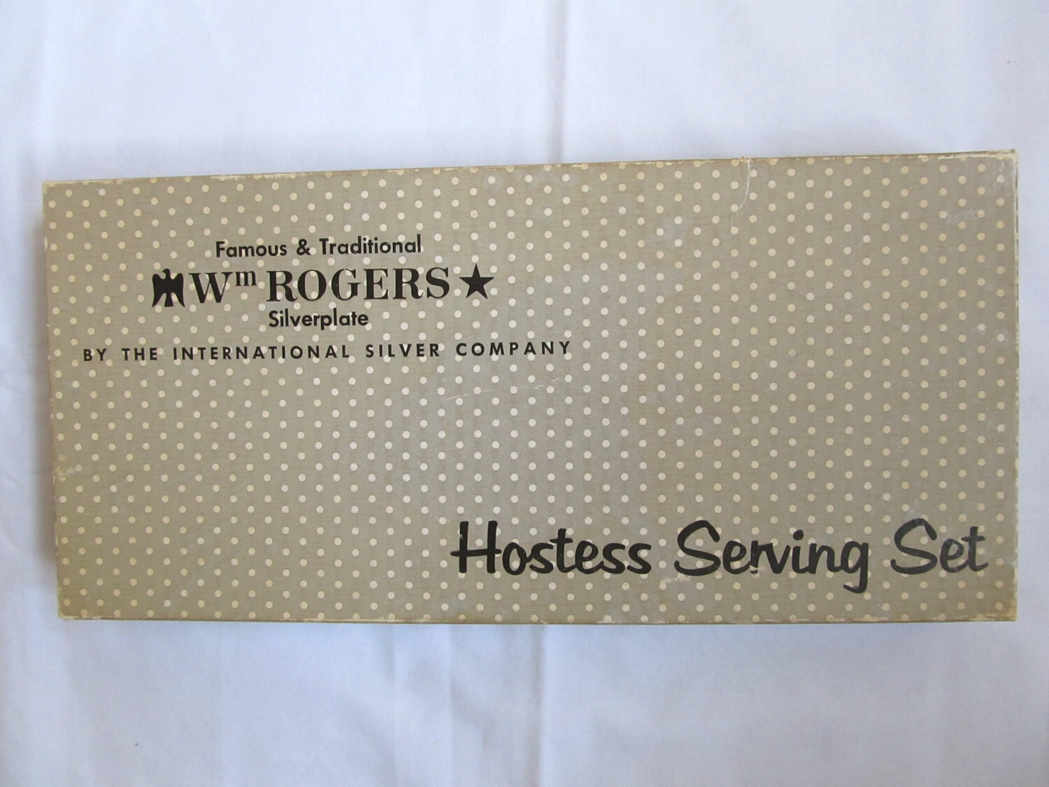 Wm ROGERS Lady Fair Hostess Serving Set Silver Plate in Original Box