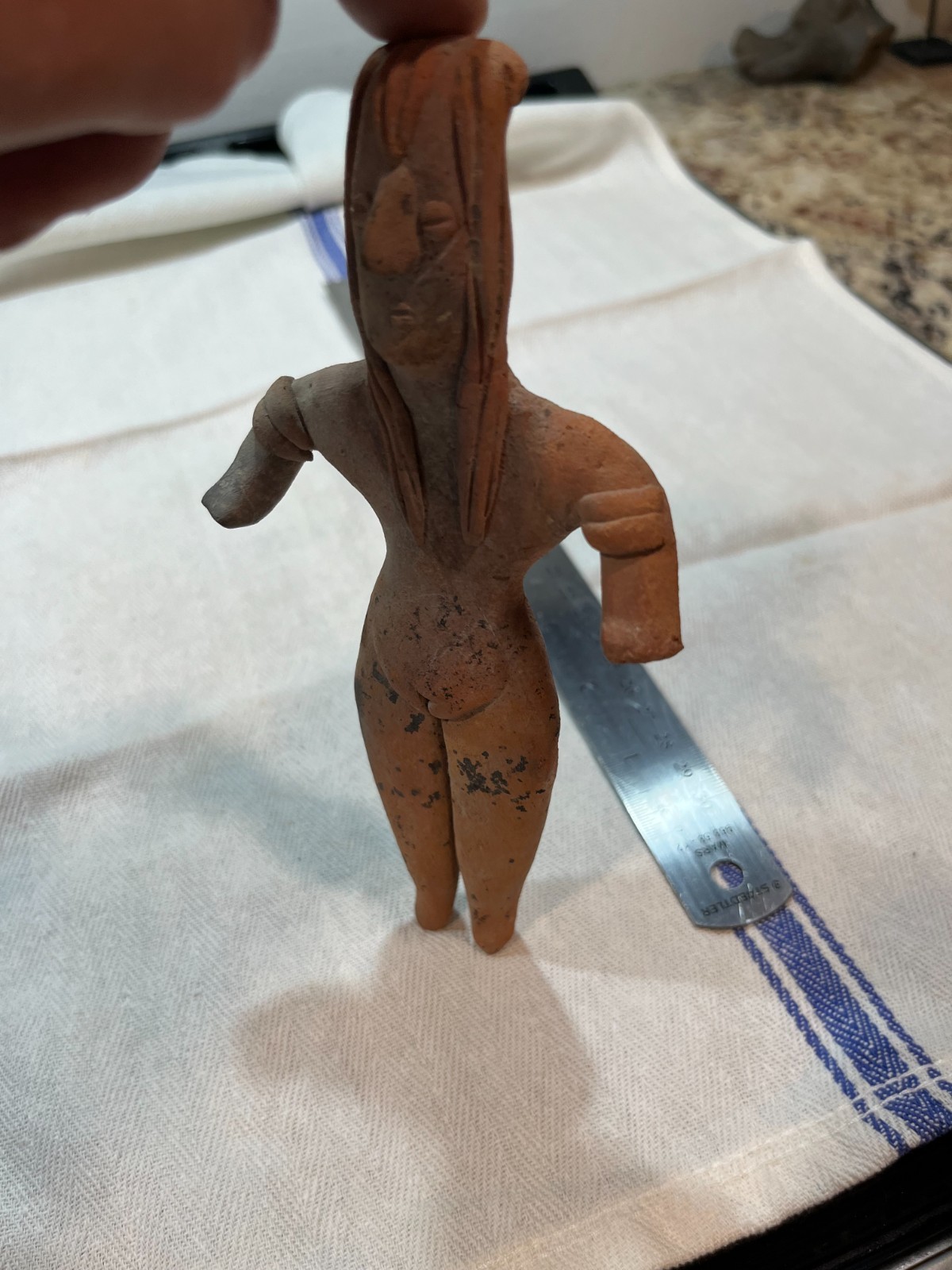 Pre Columbian Colima Gingerbread Figure 200BC-300AD