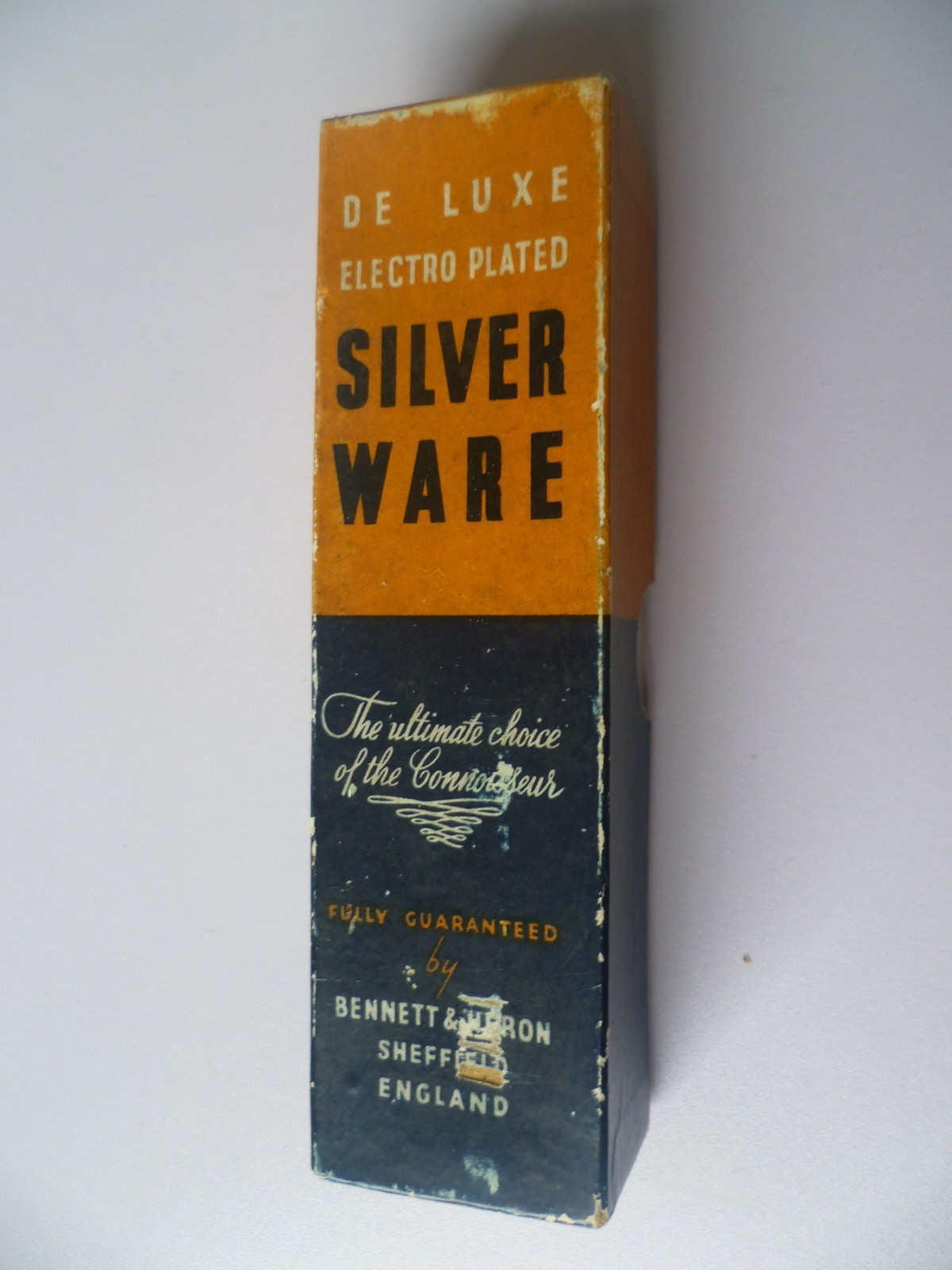 Antique / Unused ‘Bennett & Heron’ Six ‘Old English’ Silver Plated Teaspoons