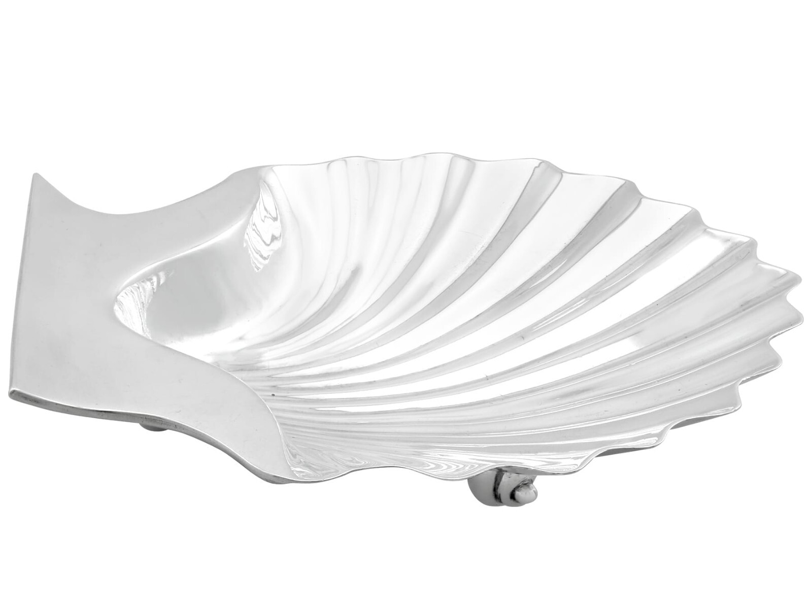 Antique Sterling Silver Butter Shells / Dishes by John Emes