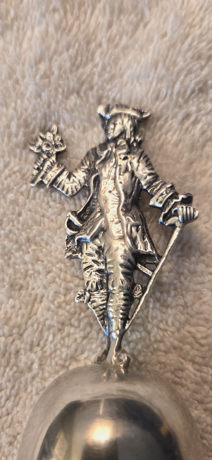 American sterling silver DINNER BELL all silver Courting Colonial Dandy 78 grams