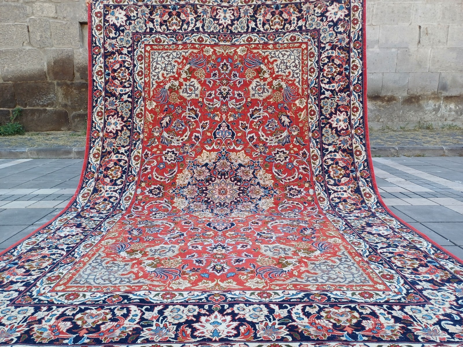 8.07 x 12.17 ft Persian Style Oversized Vintage 8×12 Area Rug , 246 x 371 cm