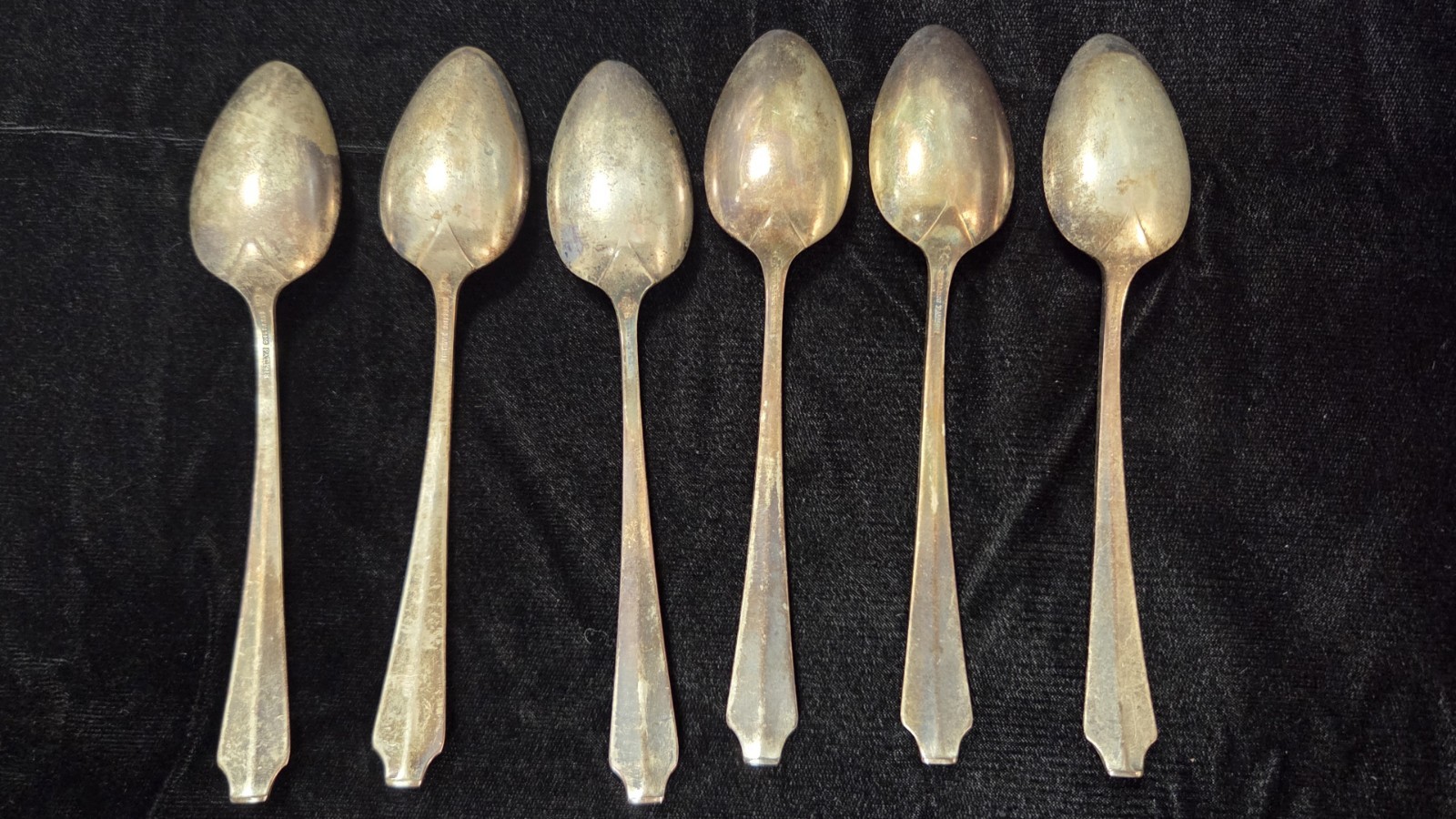 Vintage Sterling Silver 1918 Teaspoon 6 Spoons 123g