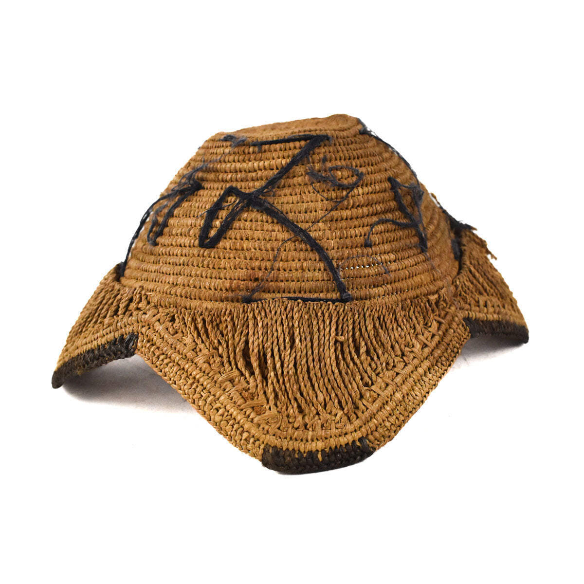 Kuba Handwoven Laket Hat Congo