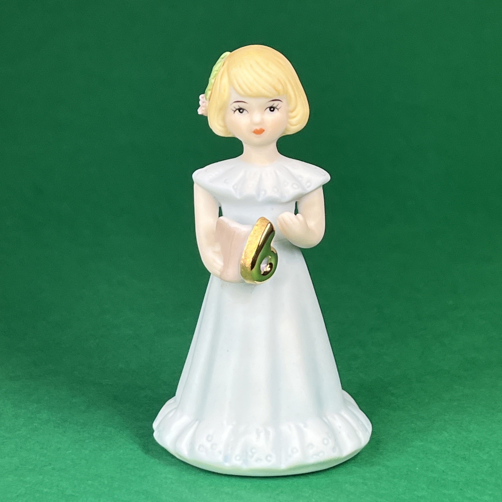 6 Year Old Figurine Growing Up Birthday Girls 1981 by Enesco