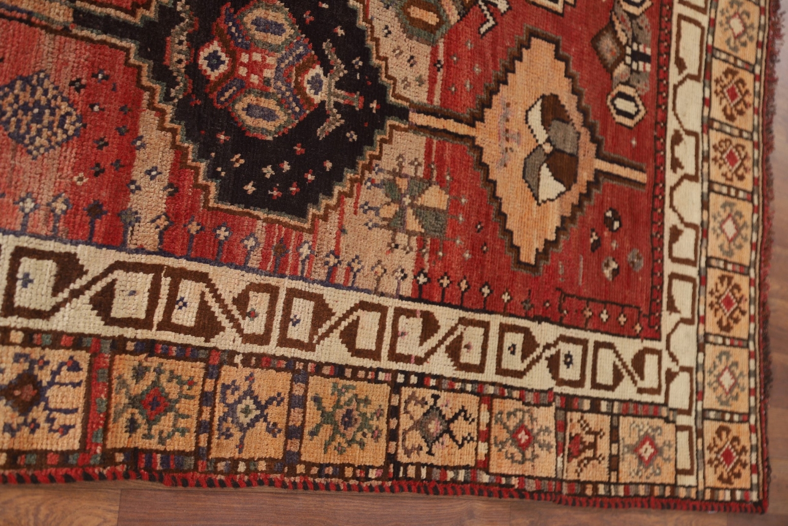 Vintage Geometric Lori Tribal Traditional Hand-knotted Area Rug 4×8 Wool Carpet
