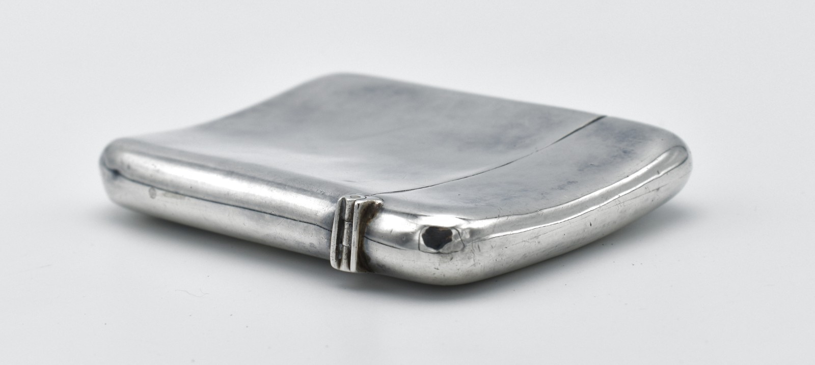 Antique Victorian Solid Silver Card Case 1886