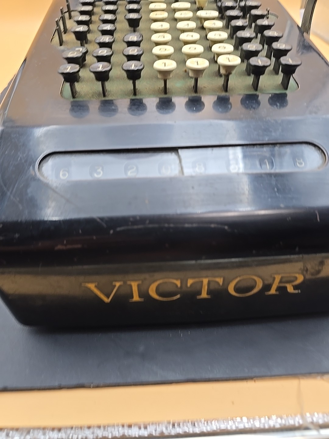 Antique VICTOR Adding Machine Vintage 1920’s Era