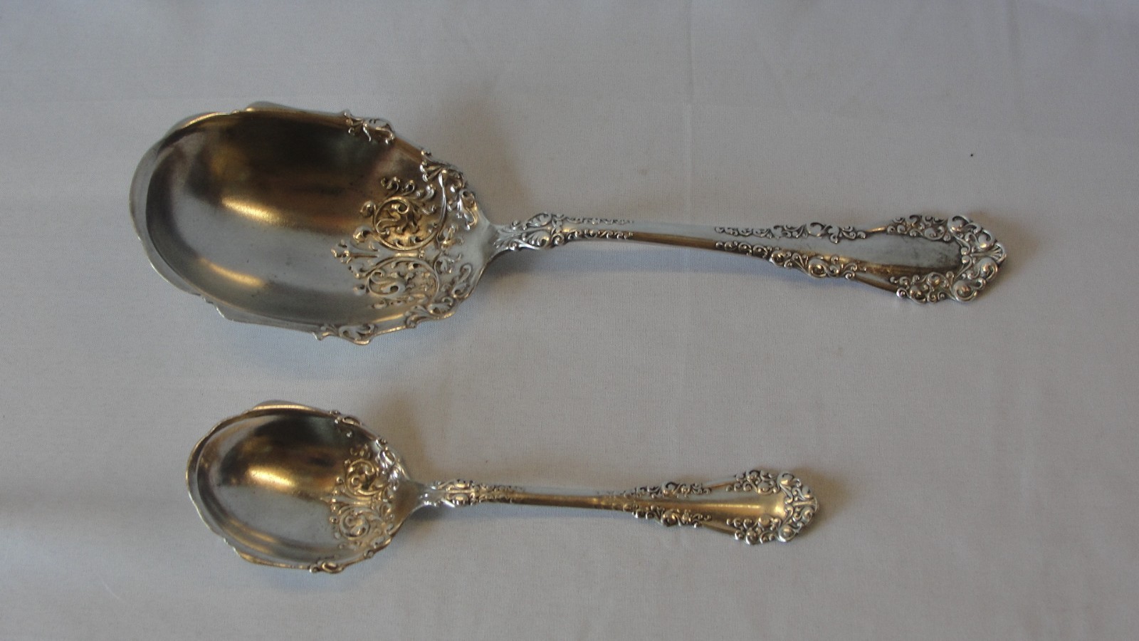 Vintage 1847 Rogers Bros. “BERKSHIRE” , Berry and Sugar Spoons