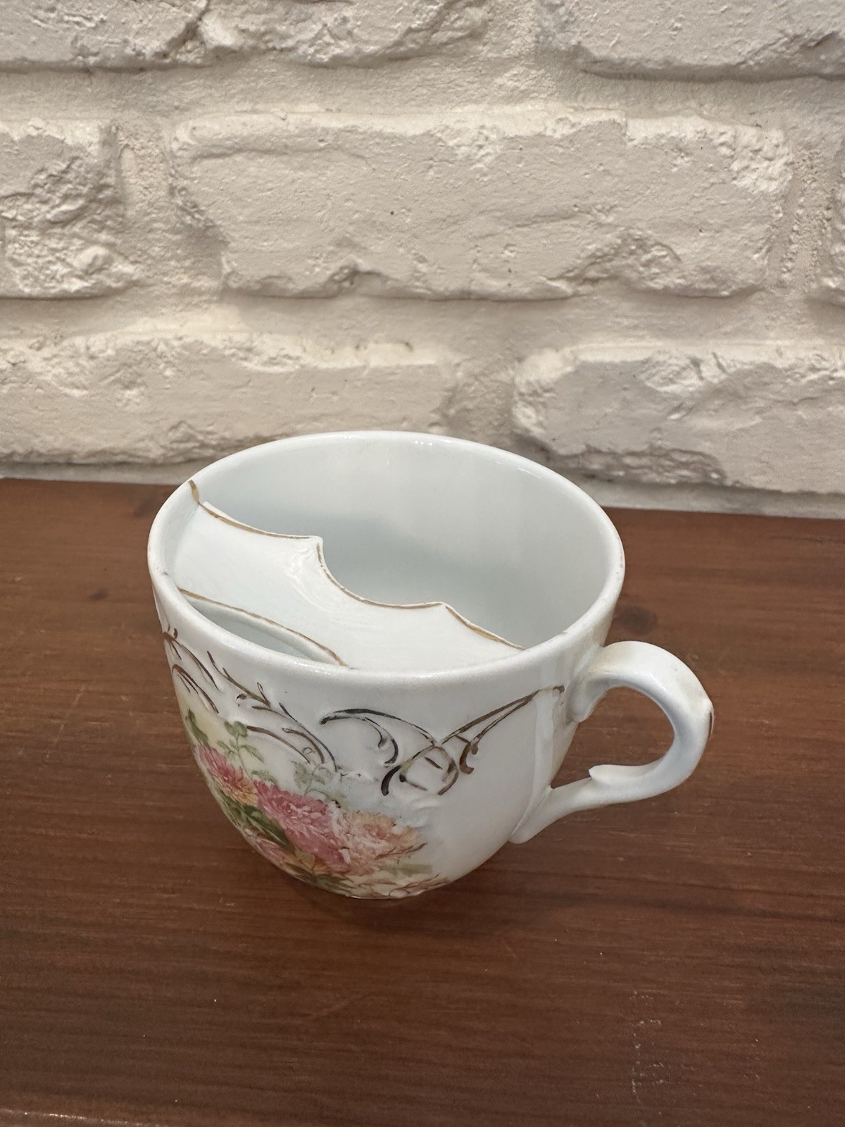 Vintage Carl Tielsch (C.T.) Mustache Cup Antique Victorian 1900-1945 Germany