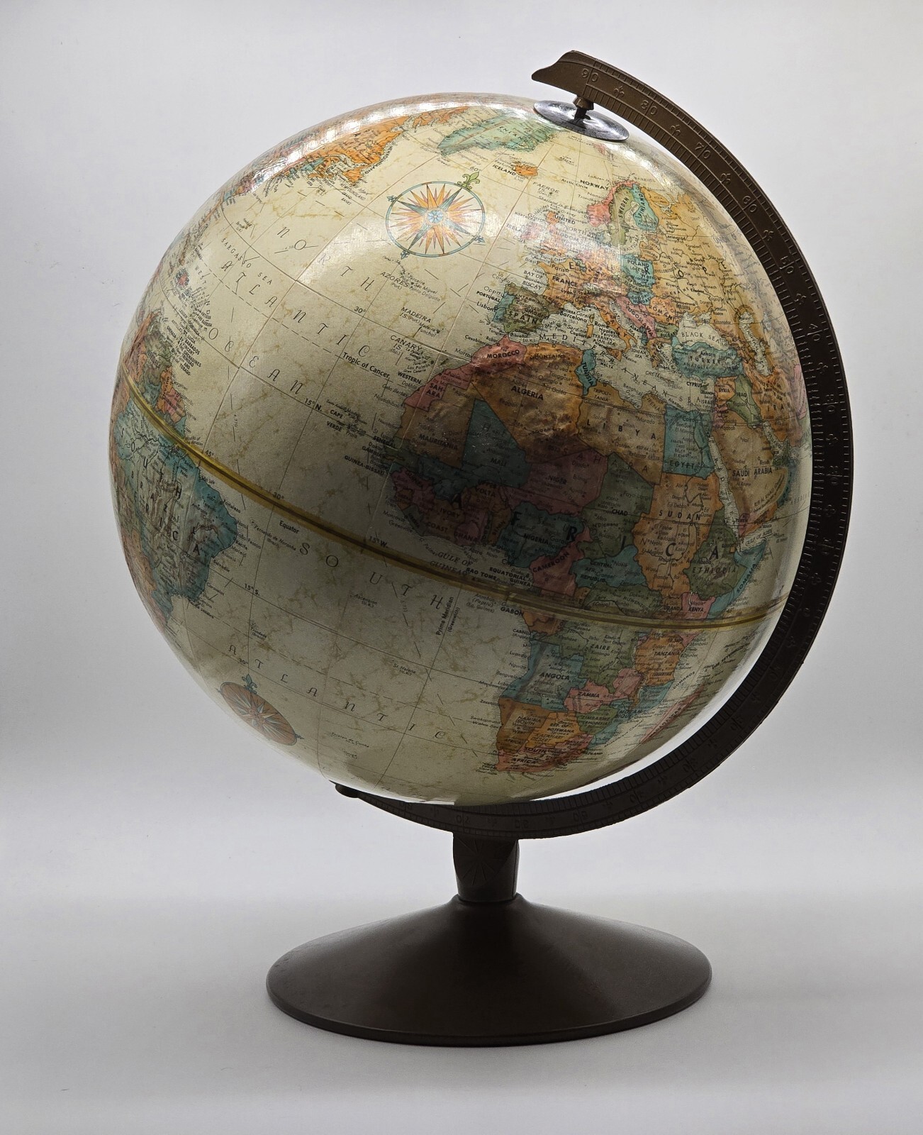 Vintage Replogle Globes 12″ Diameter Scan Globe World Classic Series