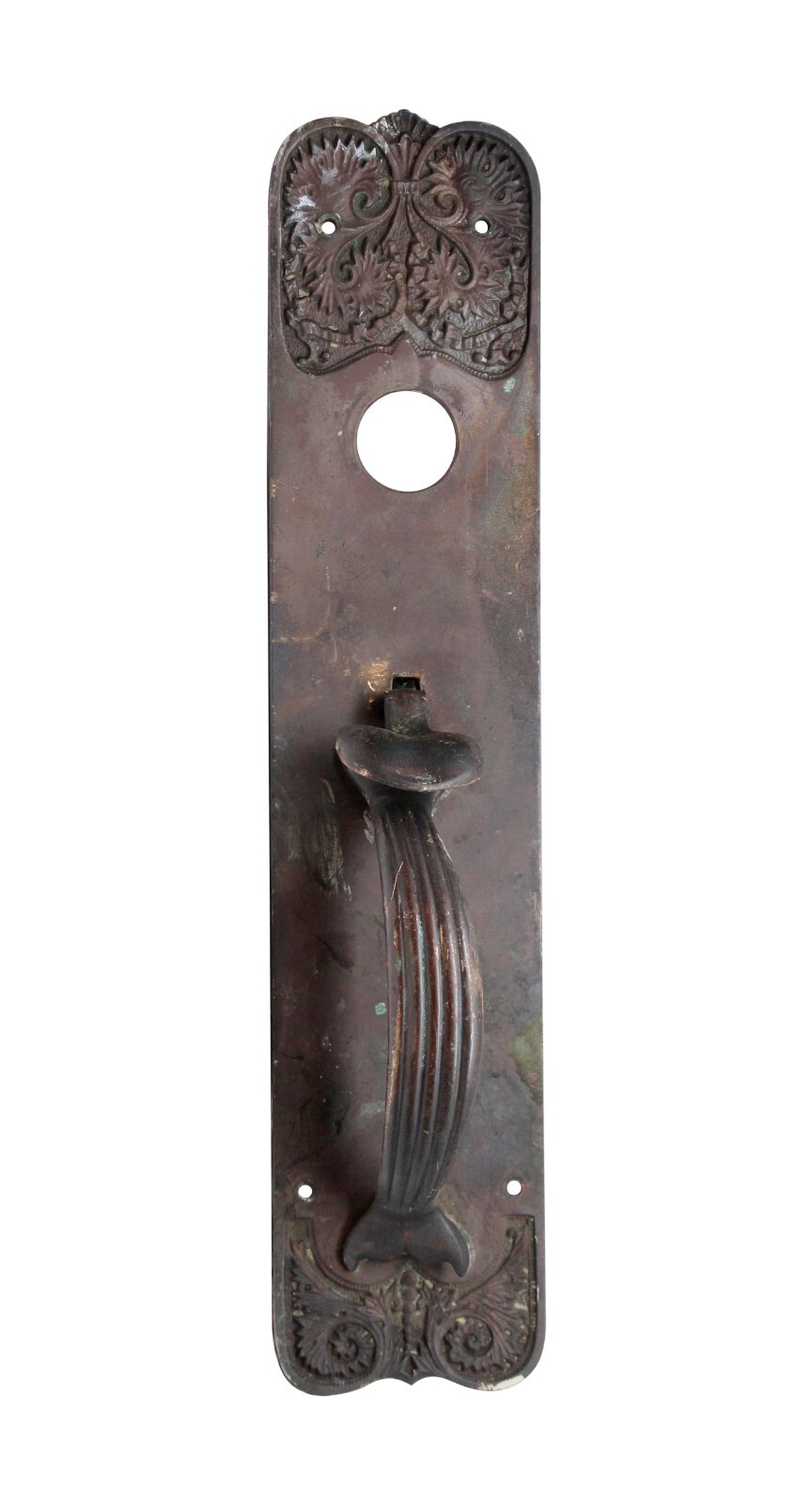 Antique Victorian 15 in. Bronze Entry Door Pull