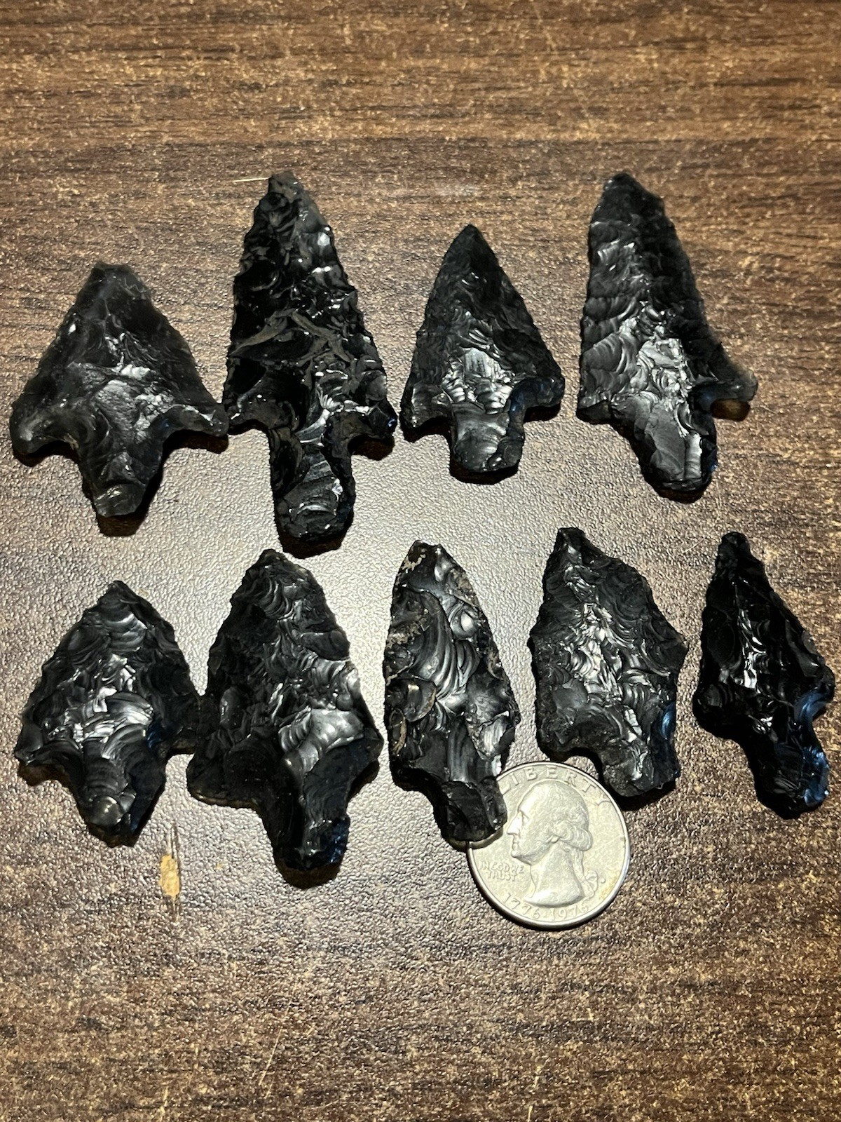 9Teotihuacan Obsidian Ancient Artifacts PreColumbian Olmec Mezcala Mayan Aztec