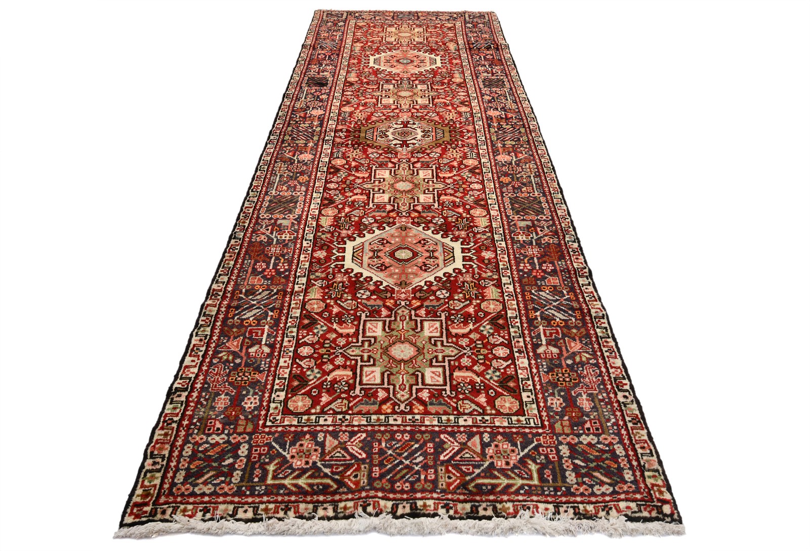 Tribal Oriental Runner Rug 3’6X10’4 ft Hallway Kitchen Farmhouse Decor Carpet