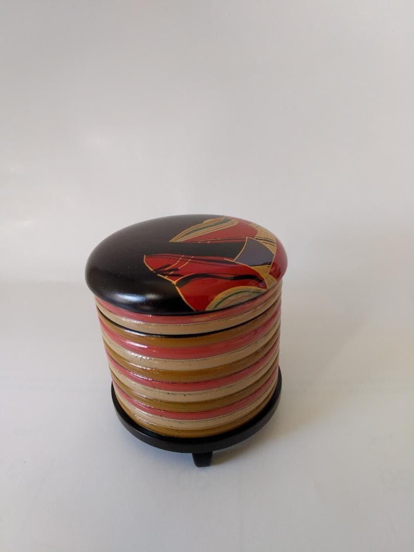Nakamura Muneyoshi Kasen Shellshaped Tea Set w/Box & Cloth Tea Utensils UNUSED