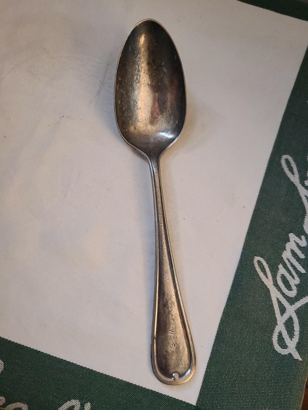 Wallingford Co. Greenbrier Hotel “The White ” Sulphur Springs Large Silver Spoon