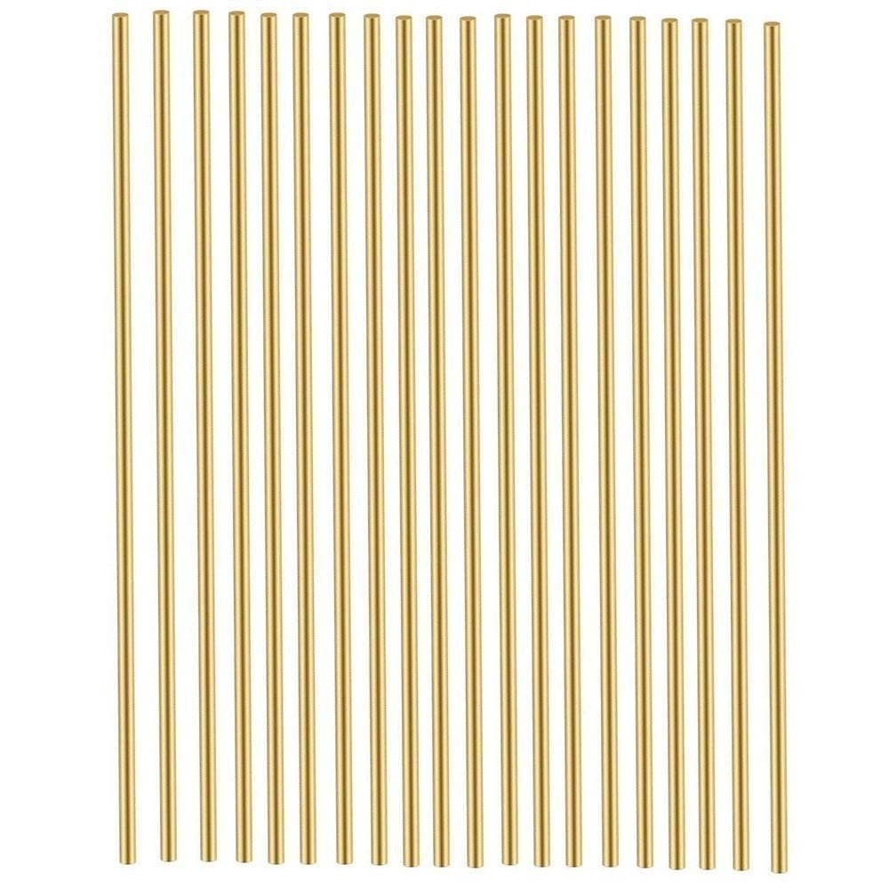 Versatile 12 Inch Brass Rods – 25 Count, 5/64 Inch Diameter for Creative Crafts