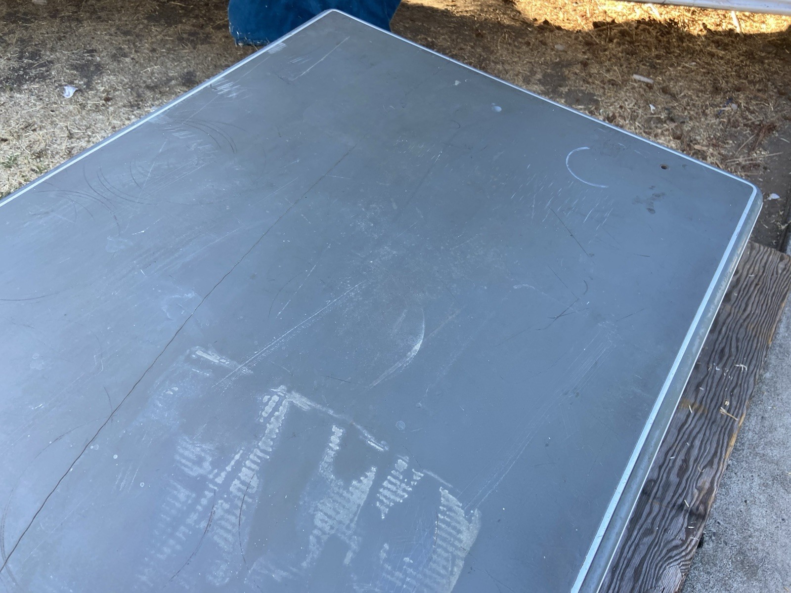 Vintage General Fireproofing Co. Tanker Desk Table- Mid Century
