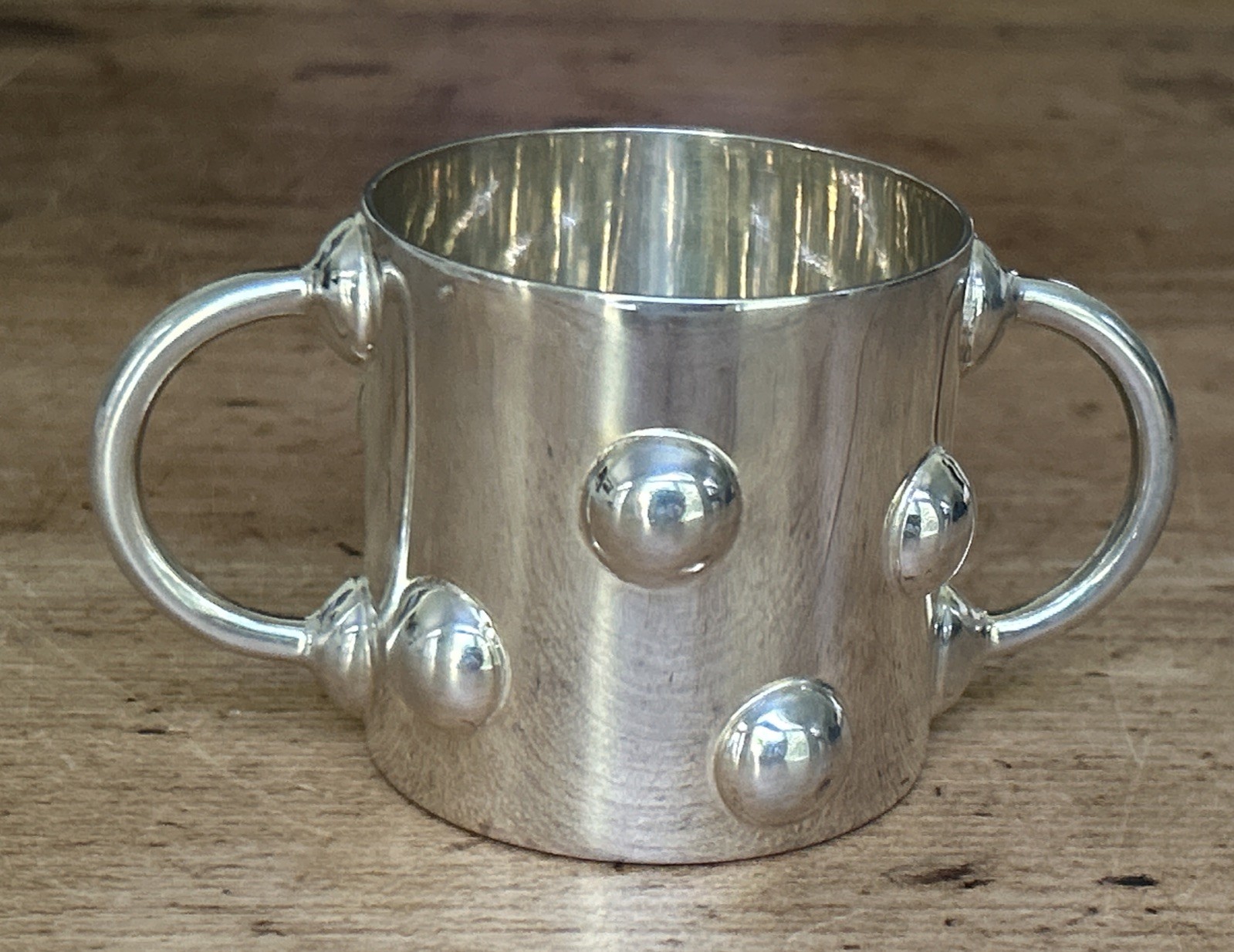 Ettore Sottsass Swid Powell Silverplate Baby Cup