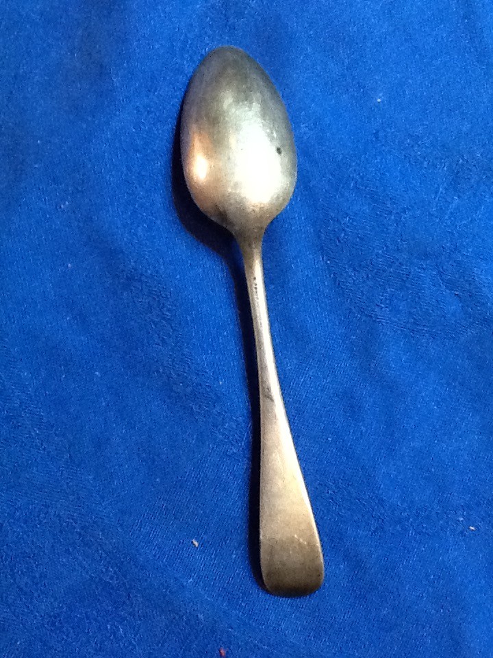ROGERS TINY TEASPOON FIDDLE HANDLE SILVERPLATE 4 3/4″ 041826A