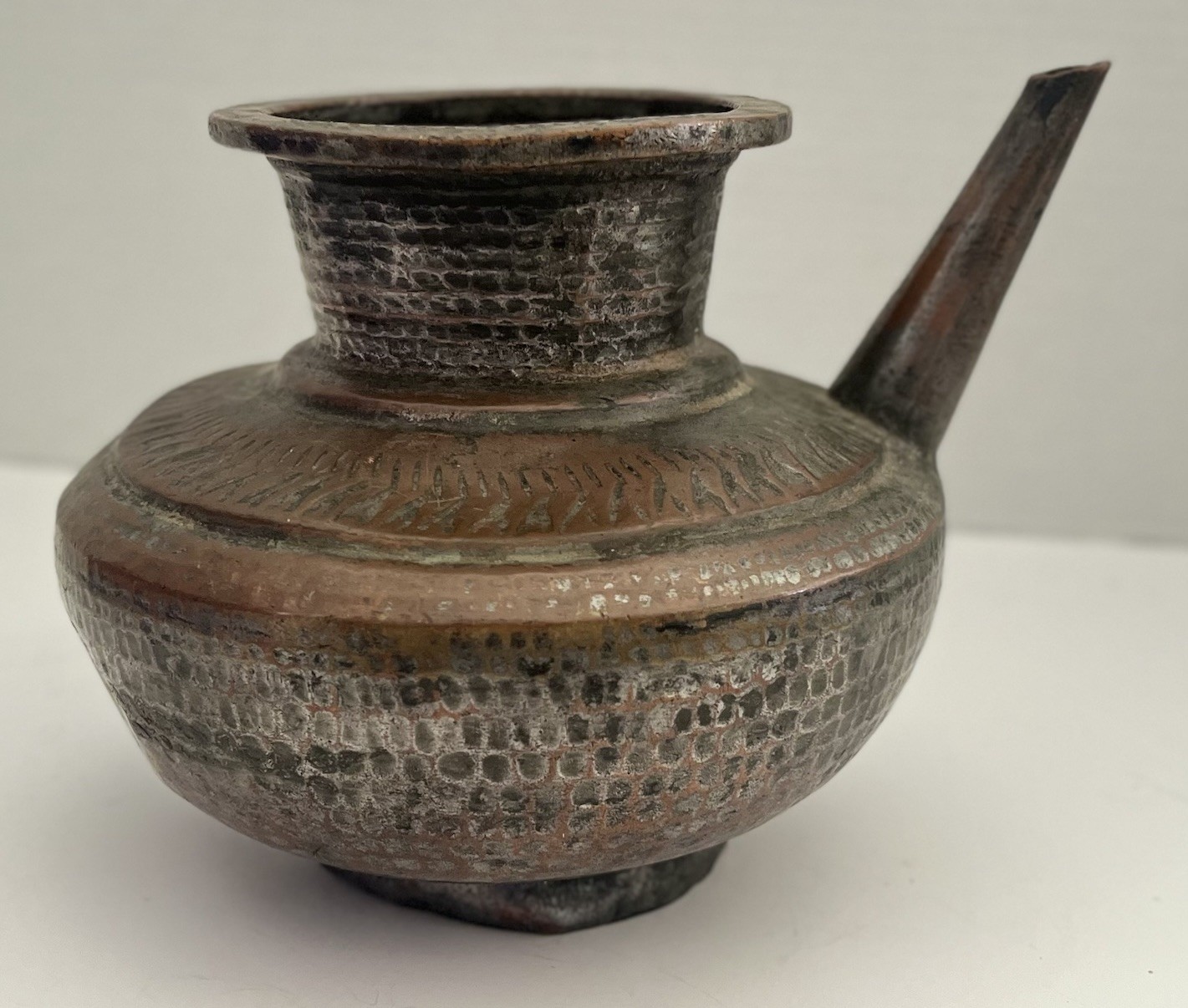 Antique South Indian Kindi Bronze Pitcher Holy Water Dispenser Vessel Pooja SALE
