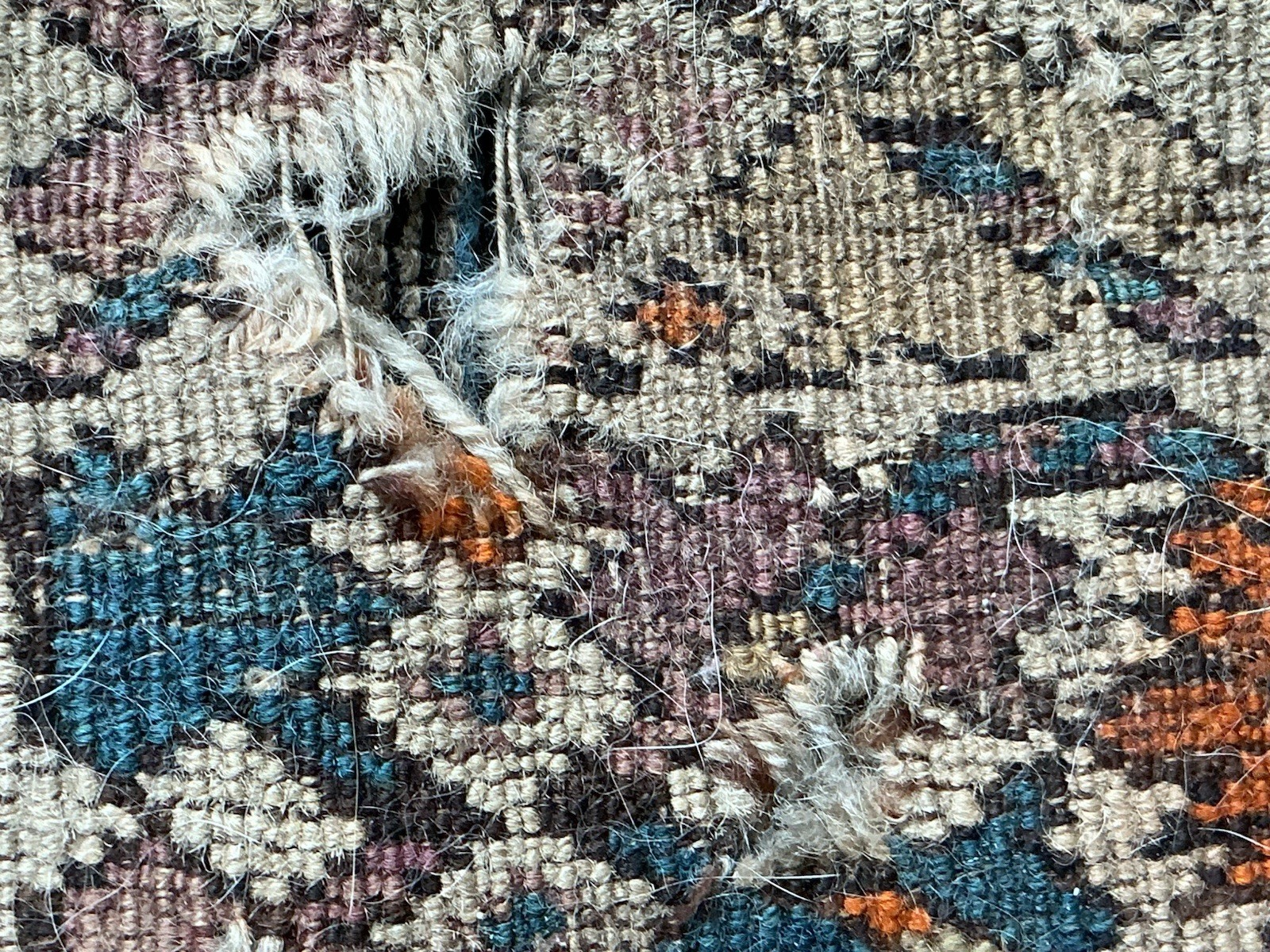 Antique Vintage Karabagh Rug – Hand Knotted From So Caucasus Mts. Early 1900’s