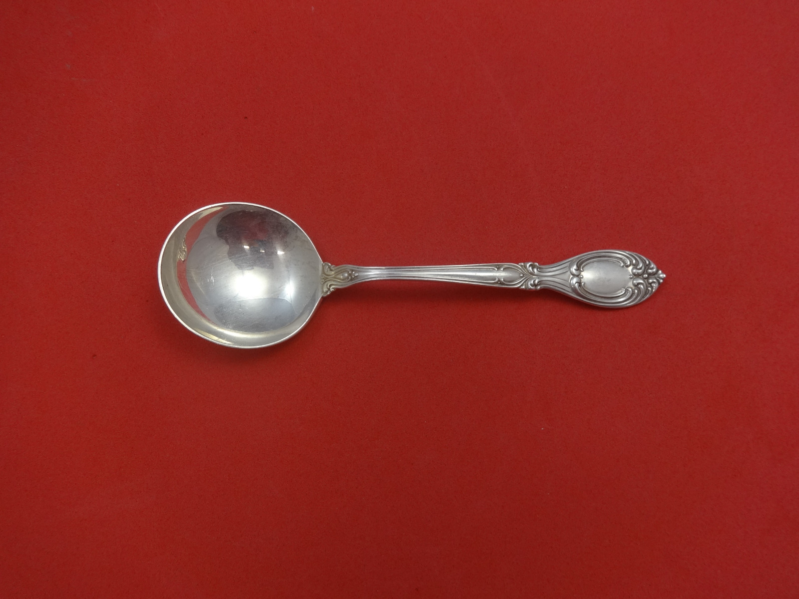 Victoria-Florence by Frank Whiting Sterling Silver Cream Soup Spoon 6 1/4″