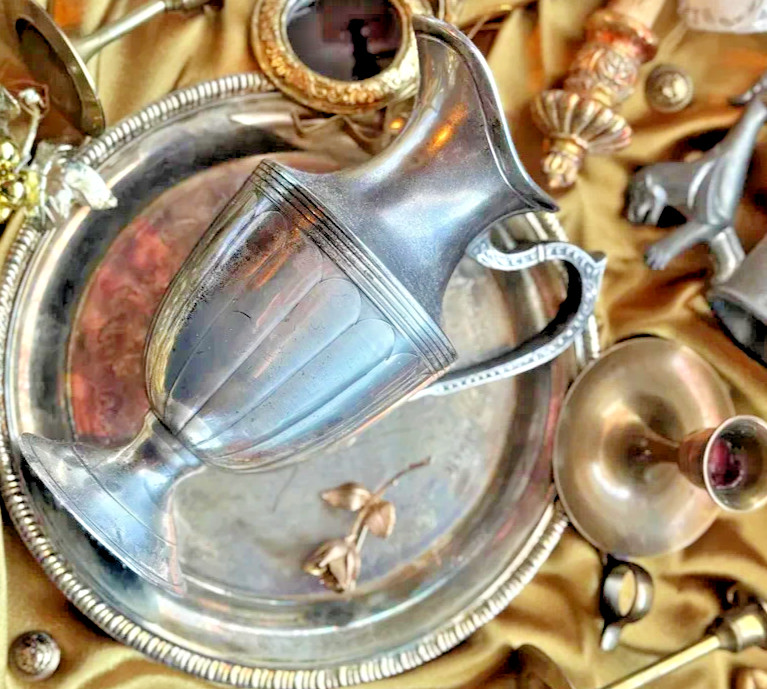5 pounds of “Old Stuff Salvage” Trinkets, Hardware, random mixed unique pieces33