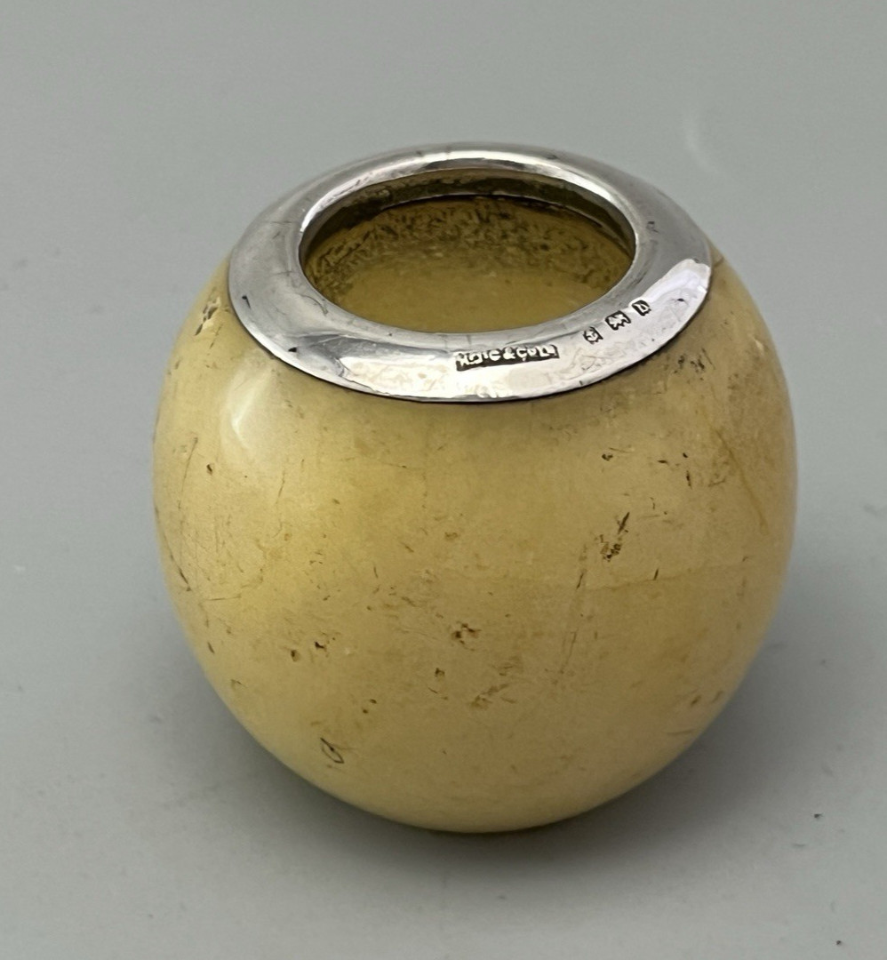 Victorian Silver & Hardstone Match Striker HJ Cooper BIrmingham 1901 CEZX