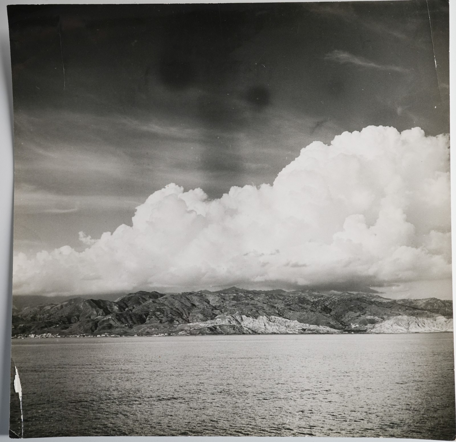 Analog Photo Italy Calabria Coast 20X21cm 1970