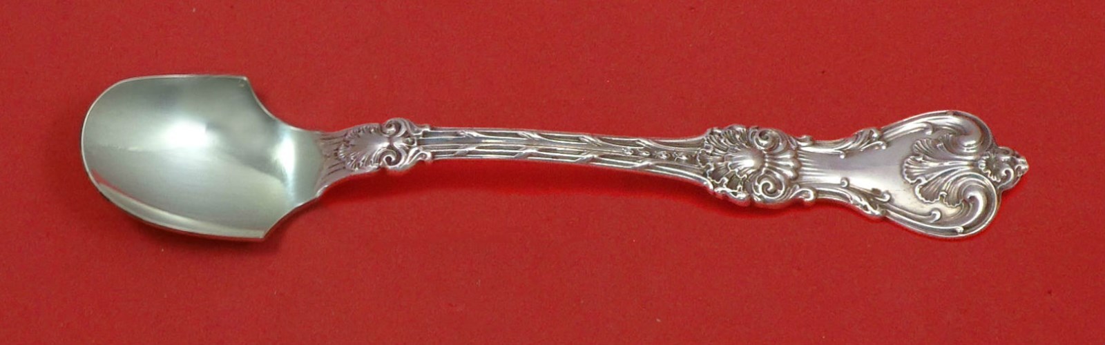 King Edward by Whiting Sterling Silver Cheese Scoop 5 3/4″ Custom Made