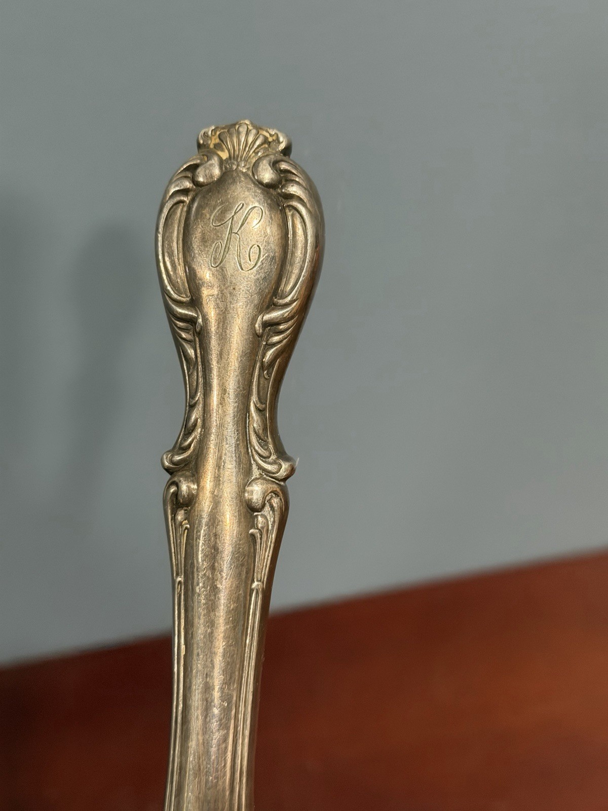 Sterling Silver Flatware – Wallace Grand Colonial Carving Knife Monogrammed