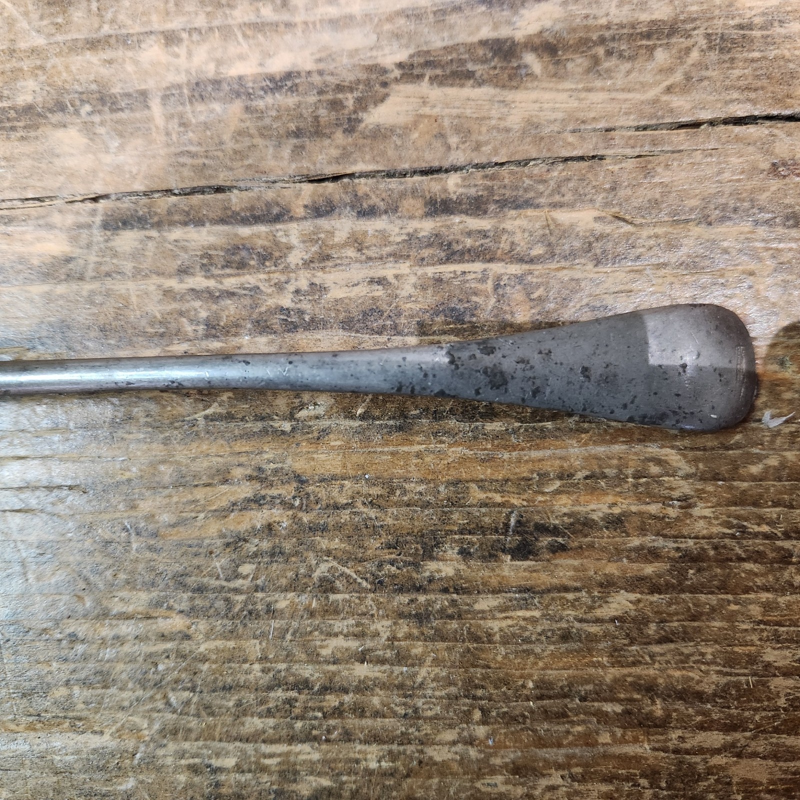 Antique Victorian YATES Pewter Small Sauce or Toddy Ladle – Approx 6.25 inches