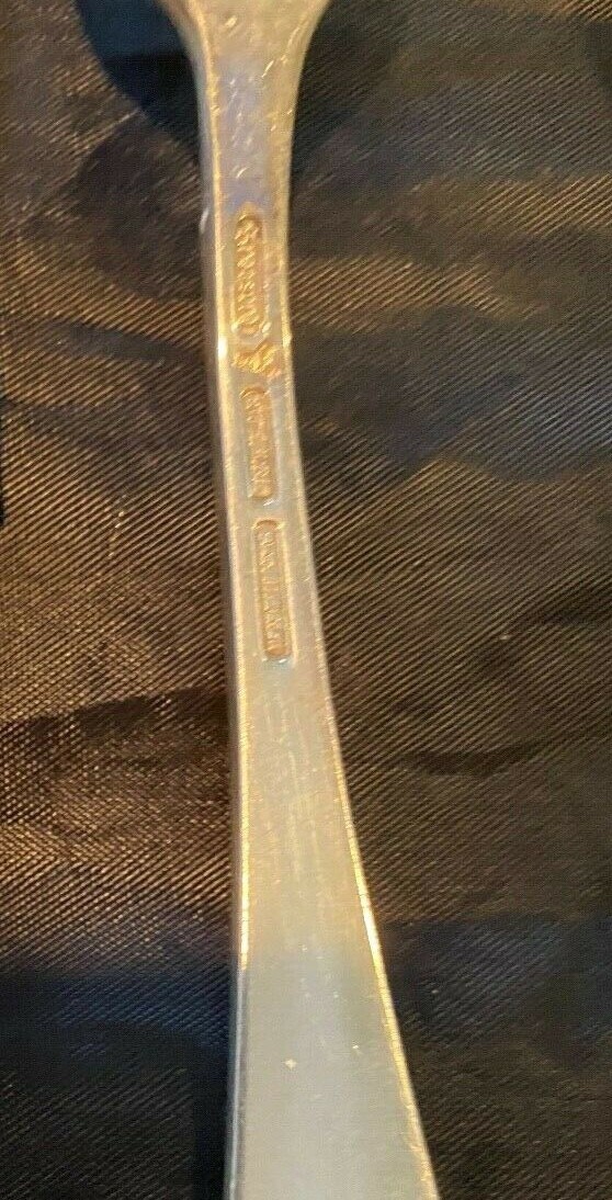LUNT MOUNT VERNON STERLING FLATWARE OLIVE SPOON NOT MONOGRAMMED MORE AVAILABLE