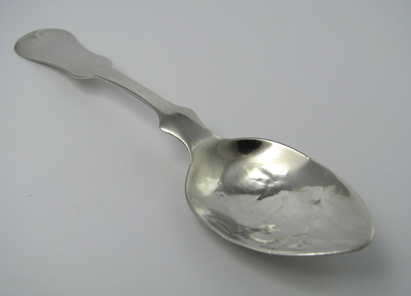 COIN SILVER SPOON COIN SILVER TEASPOON E. Jaccard & Co. St. Louis Miss. c1852-64