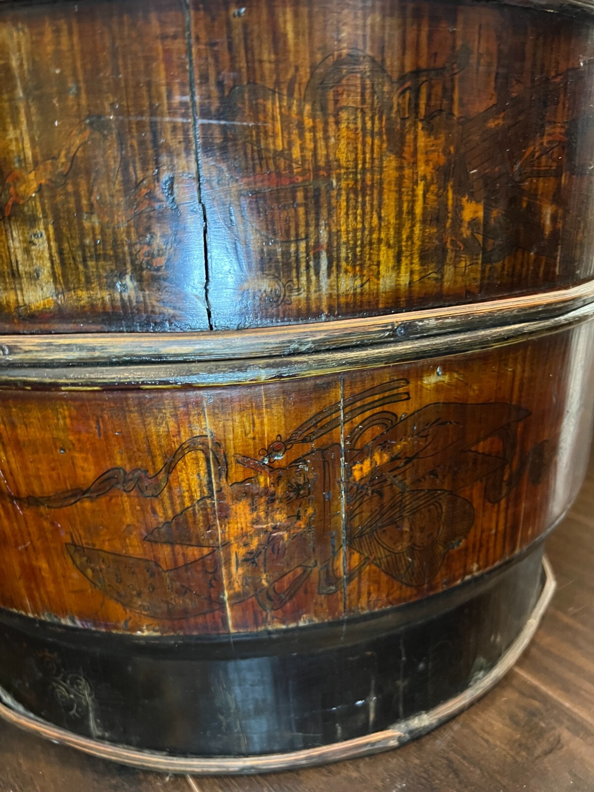 Antique Wedding Gift Box with Certification Mid 19th Century