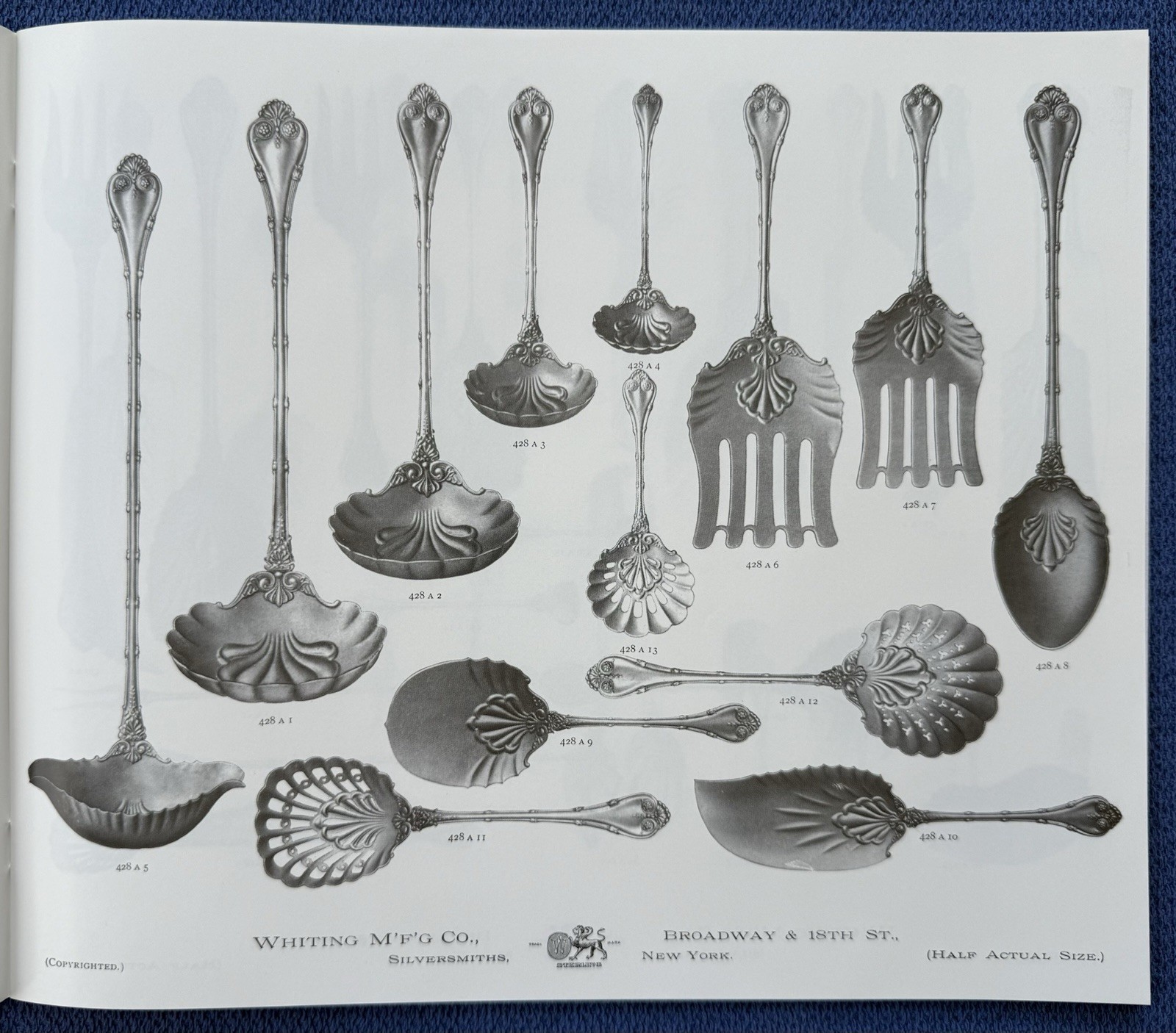 1896 Whiting Louis XV & Imperial Queen & Empire Sterling Silver Catalog Reprint